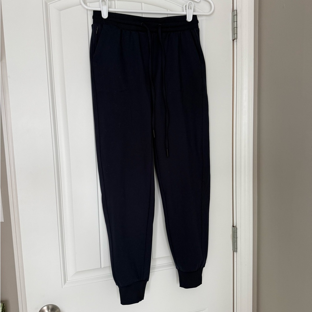 Rachel Zoe Navy Blue Jogger Pants XS Pull-On Athleisure